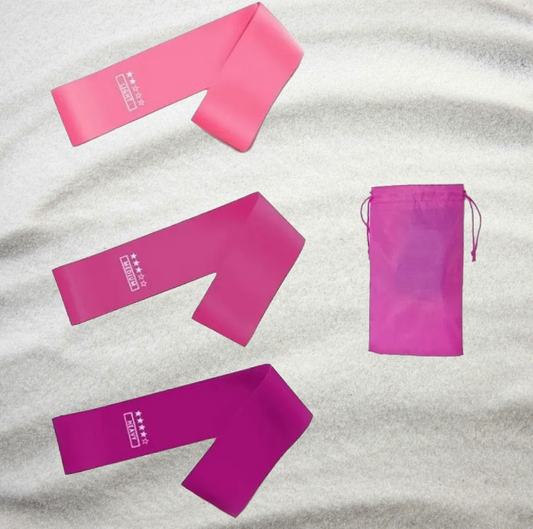 Premium weerstandsbanden set, fitness en pilates (3 of 5 stuks)